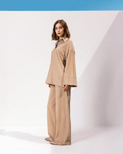 Luxe Layer  Ribbed Top BEIGE