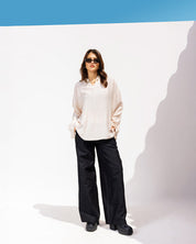 Cloud Linen Top BEIGE