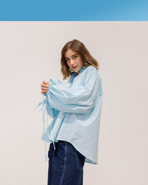 Breeze Poplin Chemise Aqua