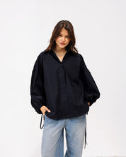 Breeze Poplin Chemise BLACK