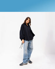 Breeze Poplin Chemise BLACK