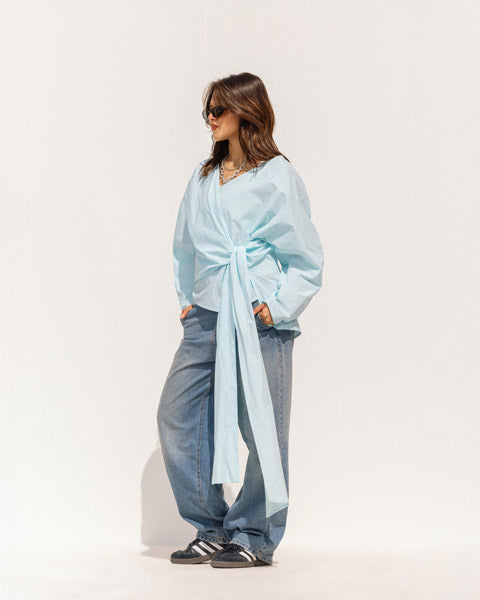 Breeze Poplin Chemise AQUA