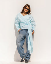 Breeze Poplin Chemise AQUA