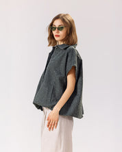 Denim Edge Vest OLIVE