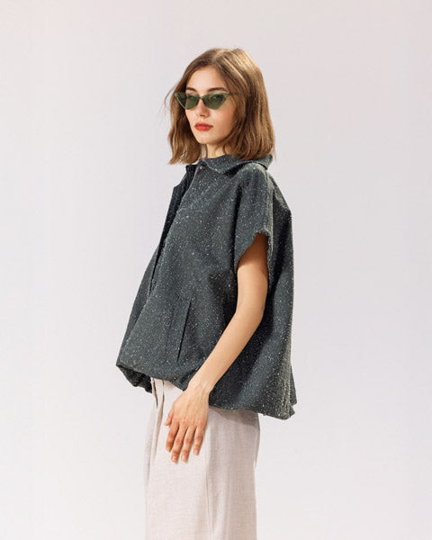 Denim Edge Vest OLIVE