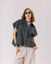 Denim Edge Vest OLIVE