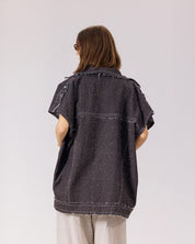 Urban Denim Vest  Brown