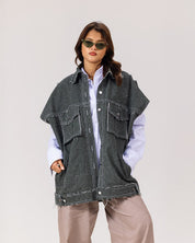 Urban Denim Vest OLIVE