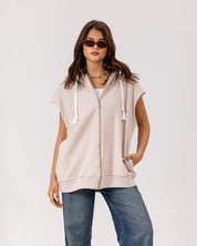 Luxe Milton Long Vest BIEGE