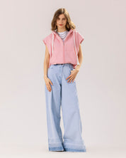 Stellar Cropped Vest PINK