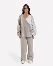 Side Line Linen Pants CAFE