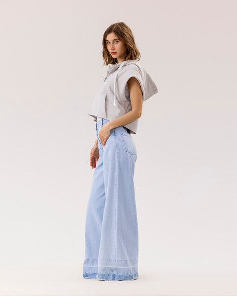 Stellar Cropped Vest GRAY