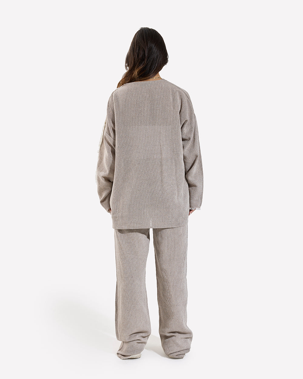 Side Line Linen Pants CAFE