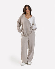 Side Line Linen Pants CAFE