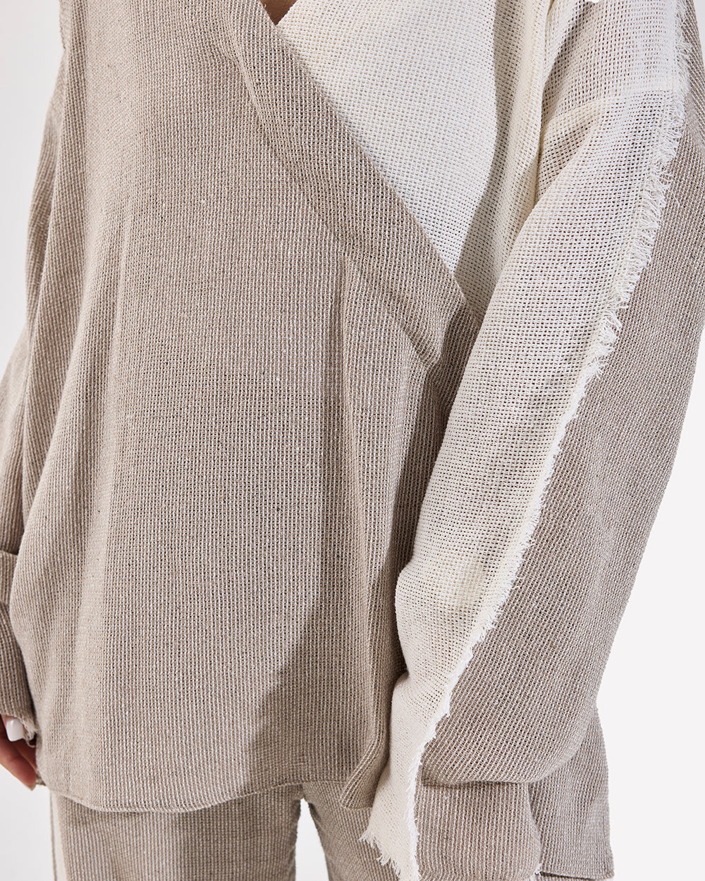 Side Line Linen Pants CAFE