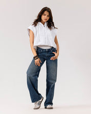 Stellar Cropped Vest WHITE