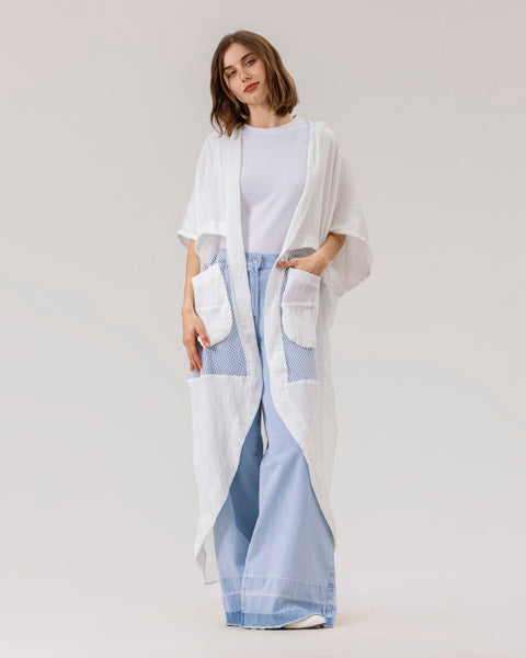 Whisper Weave Cardigan WHITE