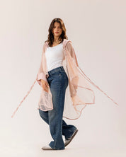 Celeste Sheer Cardigan CASHMERE