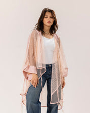 Celeste Sheer Cardigan CASHMERE