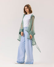 Celeste Sheer Cardigan OLIVE