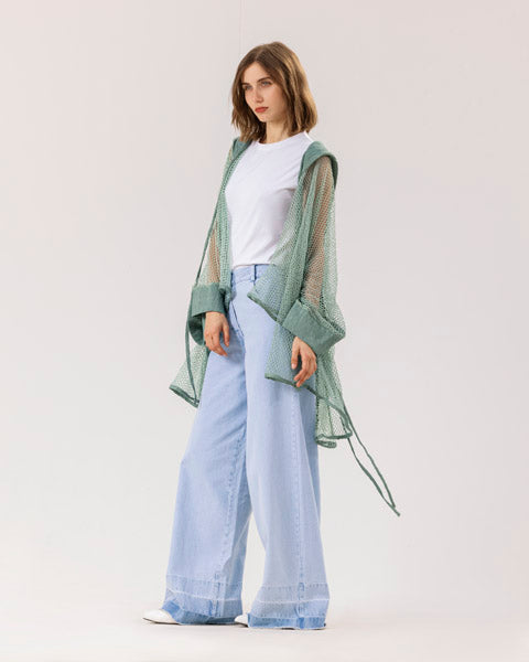 Celeste Sheer Cardigan OLIVE