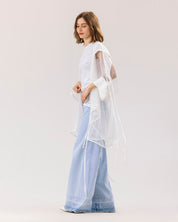 Celeste Sheer Cardigan WHITE