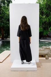 HP Breezy Poplin Summer Skirt - Black