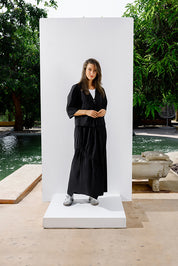 HP Breezy Poplin Summer Skirt - Black