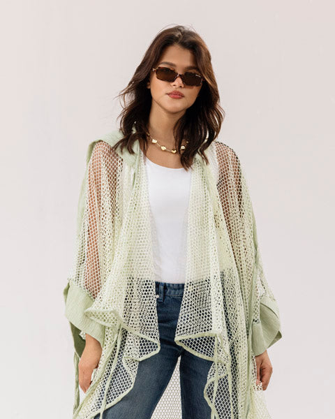 Celeste Sheer Cardigan MINT