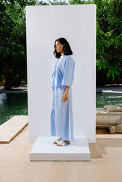 HP Breezy Poplin Summer Skirt - Baby Blue