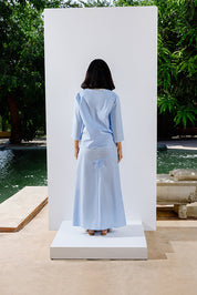 HP Breezy Poplin Summer Skirt - Baby Blue