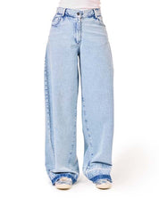 Wide-leg Jeans Dark blue