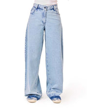 Wide-leg Jeans Dark blue