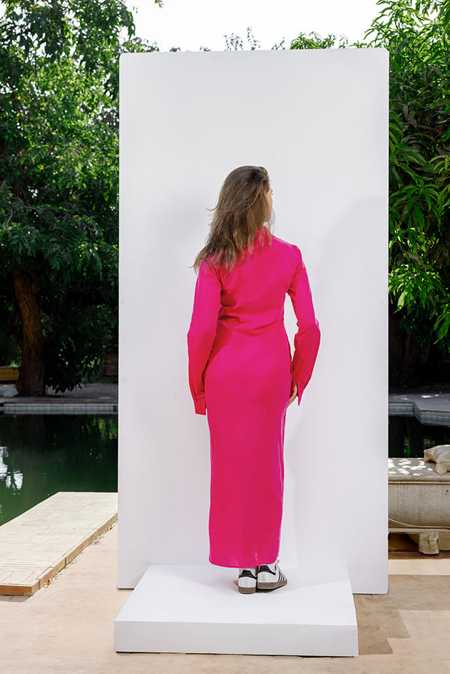 DCL DRESS FUSHIA