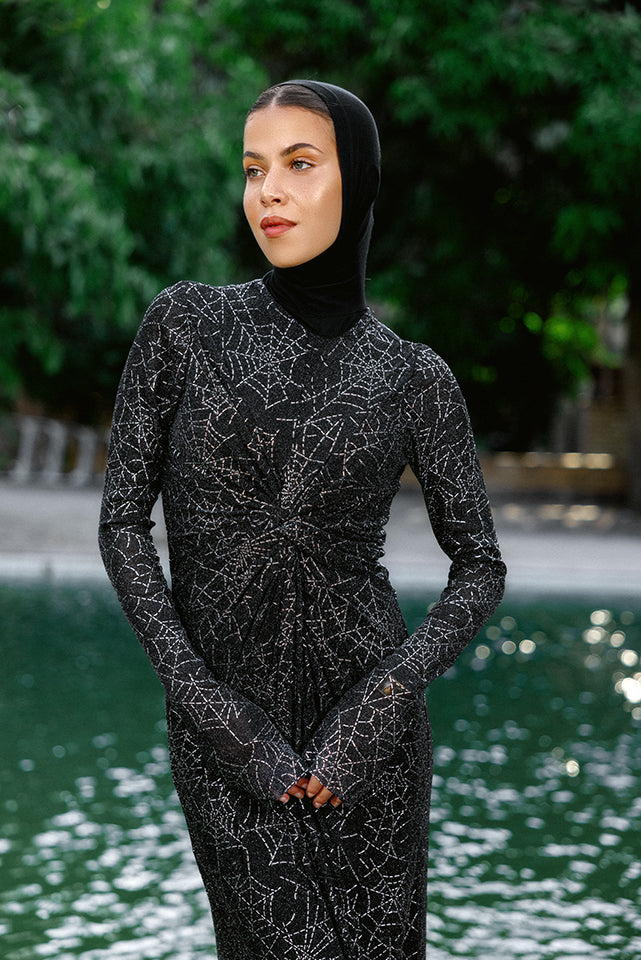 Bling Dress Black and silver