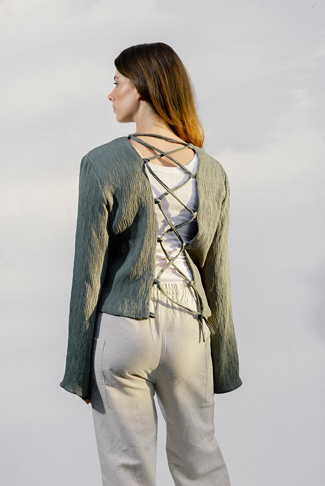 PGL PANTS LINEN GRAY