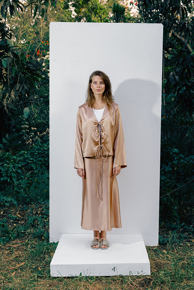 Satin blouse KASHMIR