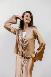 Satin blouse KASHMIR