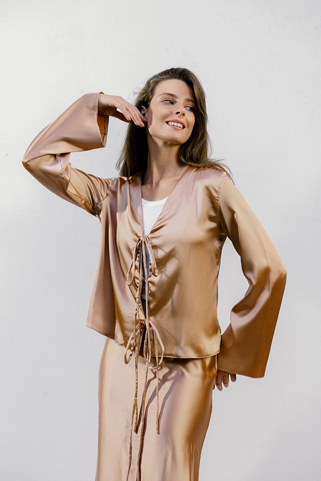 Satin blouse KASHMIR