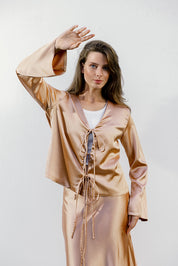 Satin blouse KASHMIR