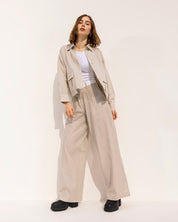Linen Essential Trousers BEIGE