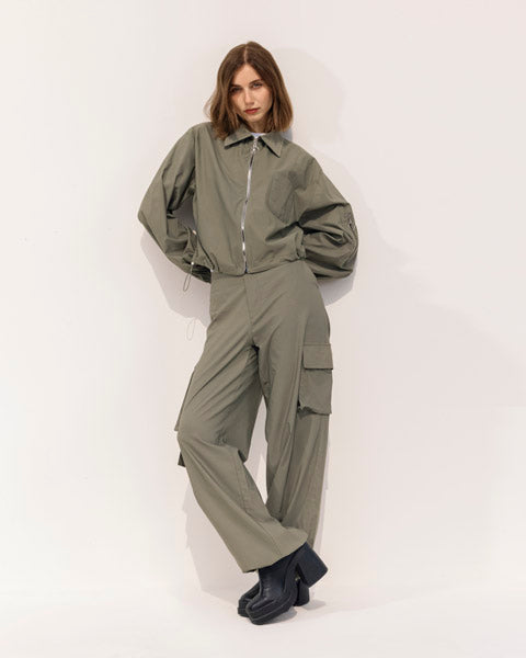 Structured Banglen Top OLIVE