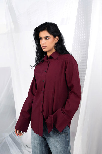 Classic Oxford Shirt BURGUNDY