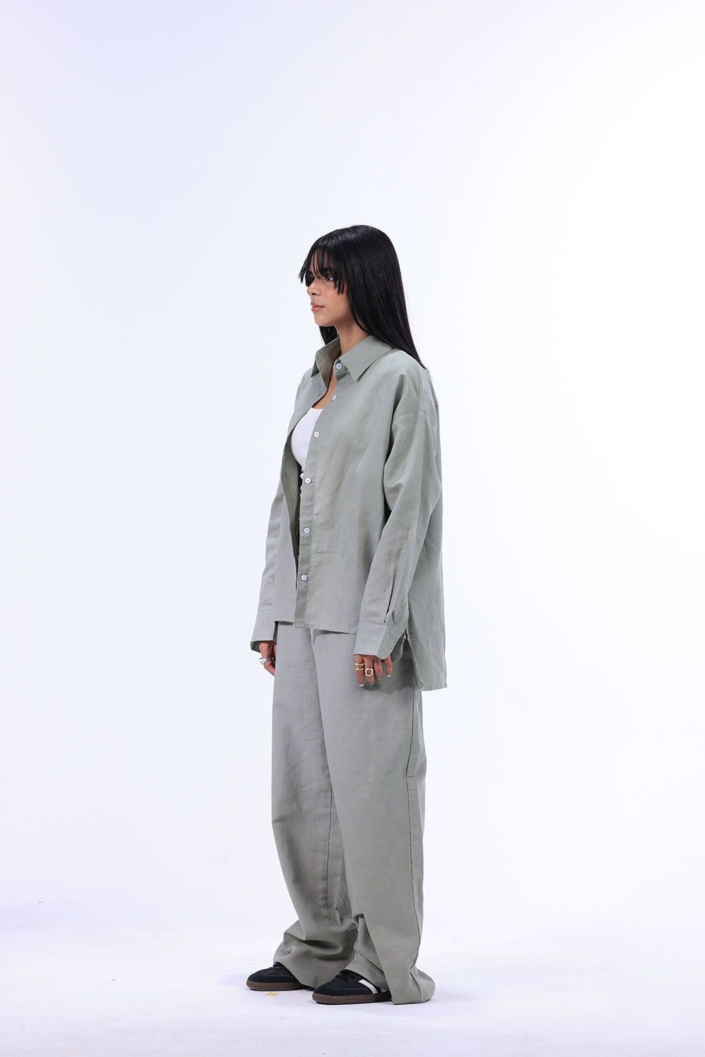 PLS pants skirt lenin olive