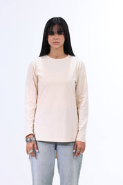 Long Sleeve T-Shirt Cotton Café