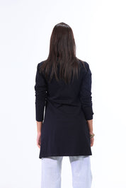 Long Sleeve T-Shirt Cotton Black