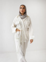 Versatile Linen Pants WHITE