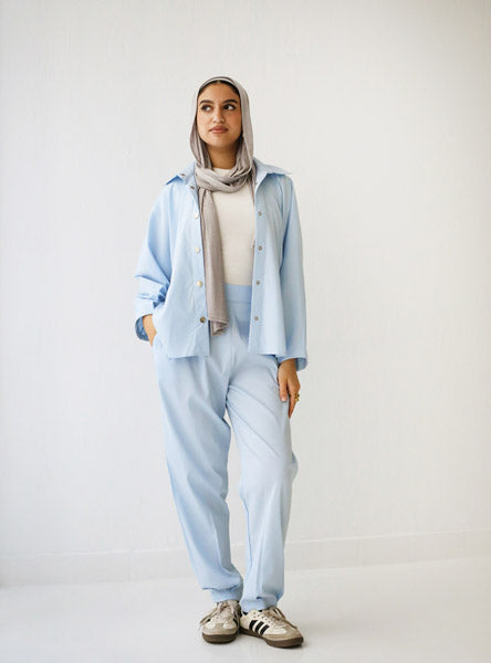Oversized Blend Shirt BABY BLUE