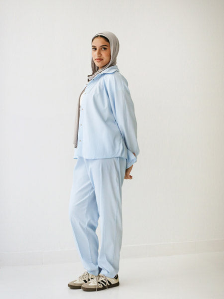 Oversized Blend Shirt BABY BLUE