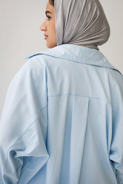 Oversized Blend Shirt BABY BLUE